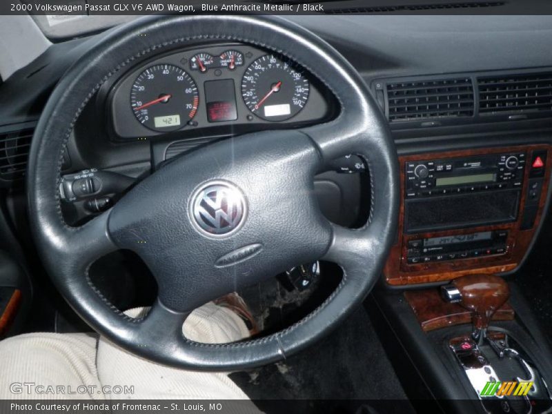 Blue Anthracite Metallic / Black 2000 Volkswagen Passat GLX V6 AWD Wagon