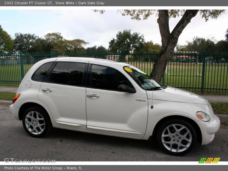 Stone White / Dark Slate Gray 2003 Chrysler PT Cruiser GT