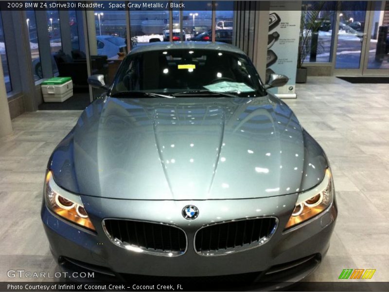 Space Gray Metallic / Black 2009 BMW Z4 sDrive30i Roadster