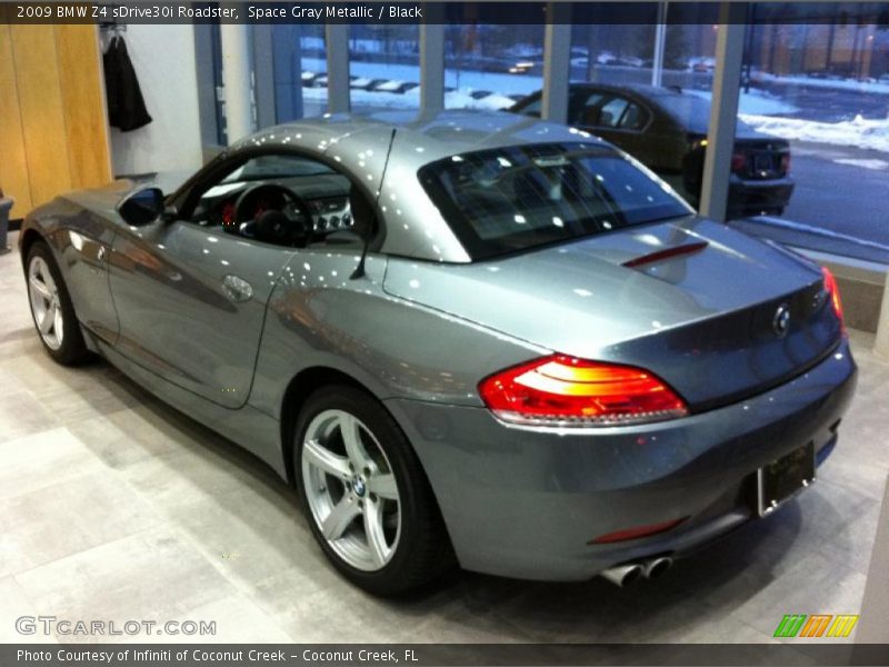 Space Gray Metallic / Black 2009 BMW Z4 sDrive30i Roadster