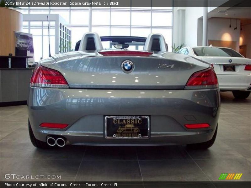 Space Gray Metallic / Black 2009 BMW Z4 sDrive30i Roadster