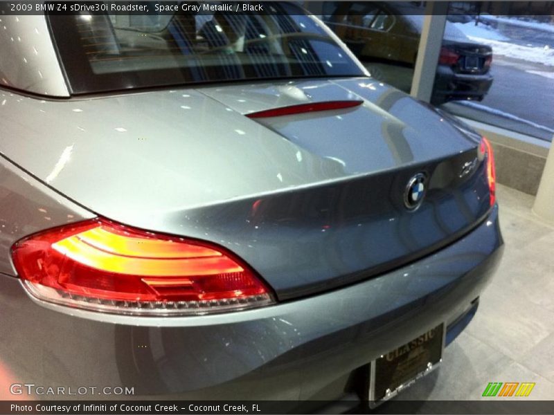 Space Gray Metallic / Black 2009 BMW Z4 sDrive30i Roadster