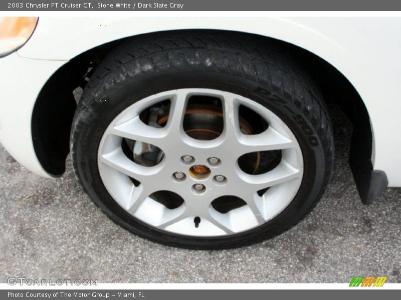 Stone White / Dark Slate Gray 2003 Chrysler PT Cruiser GT
