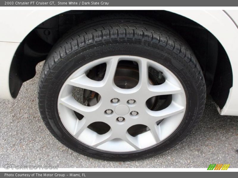 Stone White / Dark Slate Gray 2003 Chrysler PT Cruiser GT
