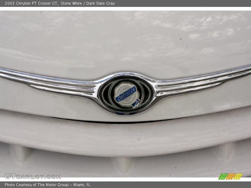 Stone White / Dark Slate Gray 2003 Chrysler PT Cruiser GT