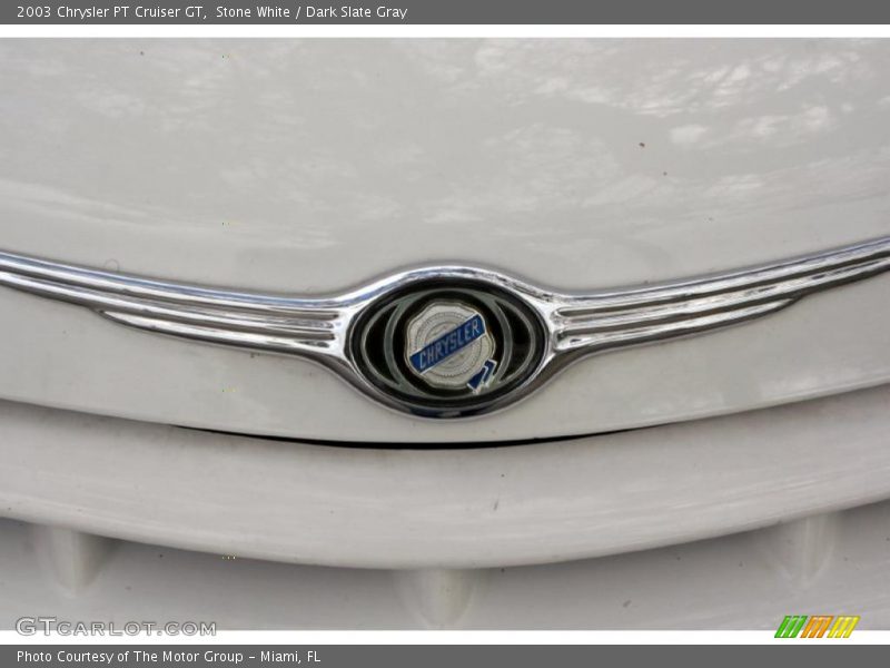 Stone White / Dark Slate Gray 2003 Chrysler PT Cruiser GT