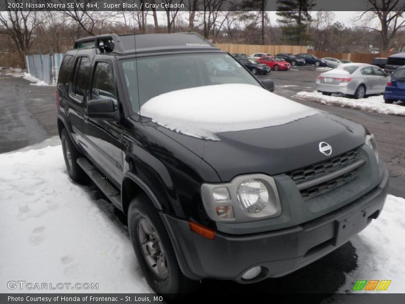 Super Black / Gray Celadon 2002 Nissan Xterra SE V6 4x4