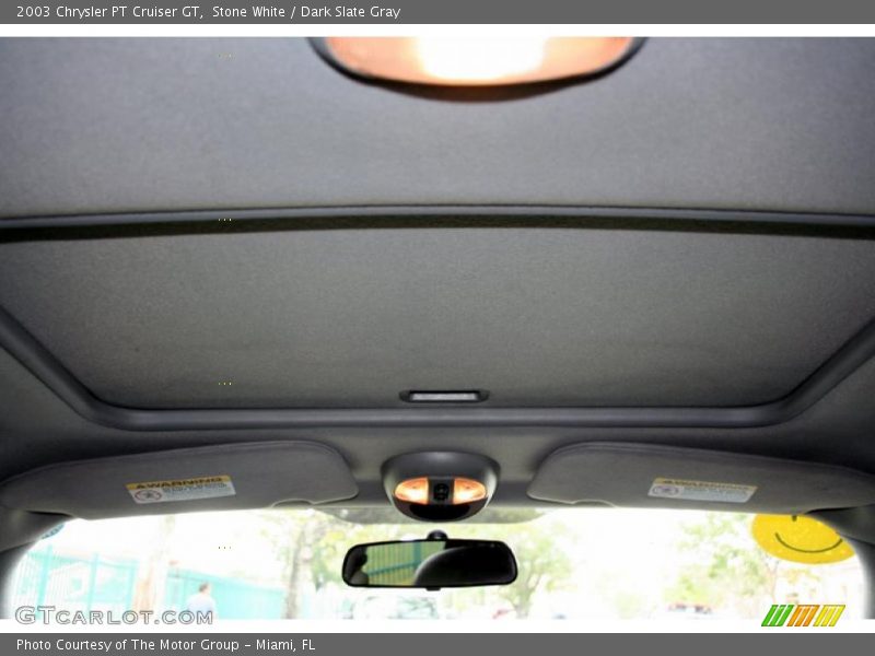 Stone White / Dark Slate Gray 2003 Chrysler PT Cruiser GT