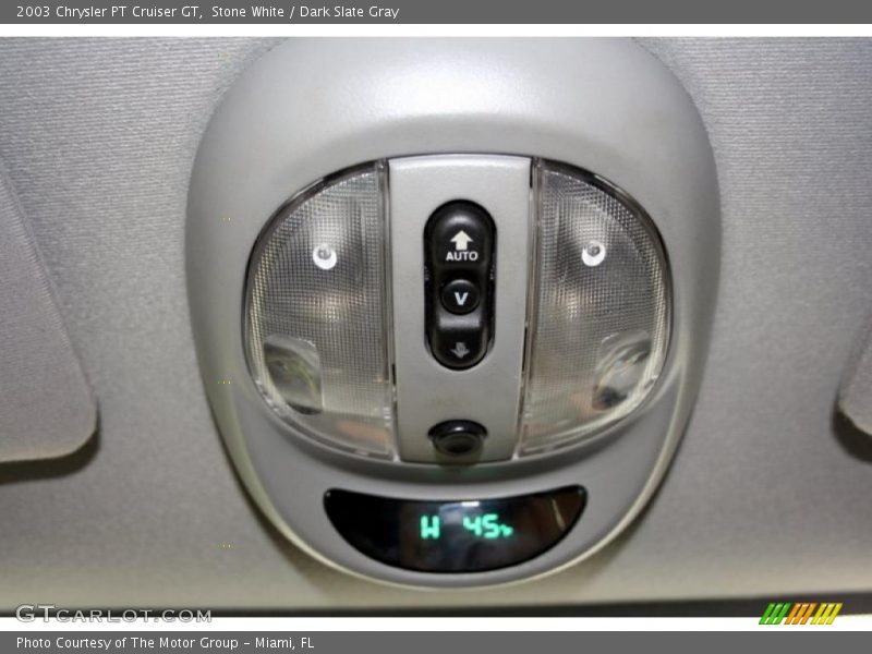 Stone White / Dark Slate Gray 2003 Chrysler PT Cruiser GT
