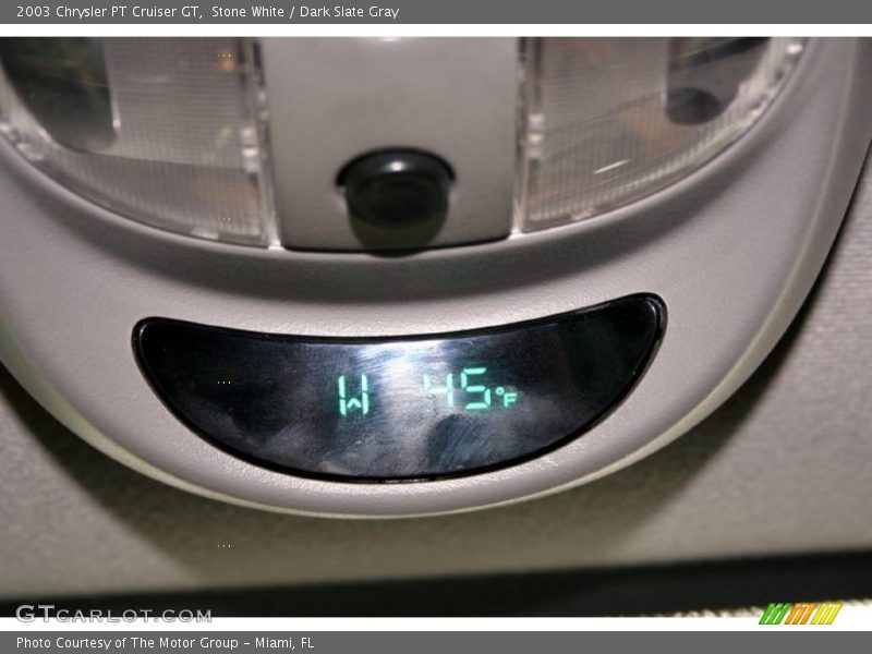 Stone White / Dark Slate Gray 2003 Chrysler PT Cruiser GT