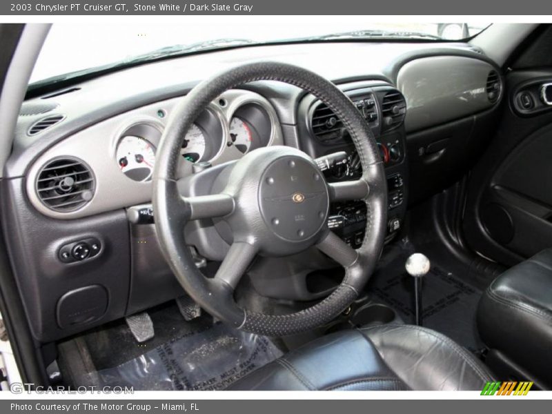 Stone White / Dark Slate Gray 2003 Chrysler PT Cruiser GT