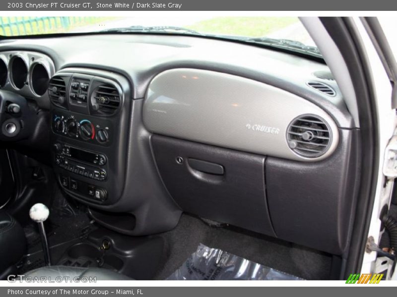 Stone White / Dark Slate Gray 2003 Chrysler PT Cruiser GT