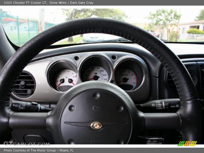 Stone White / Dark Slate Gray 2003 Chrysler PT Cruiser GT