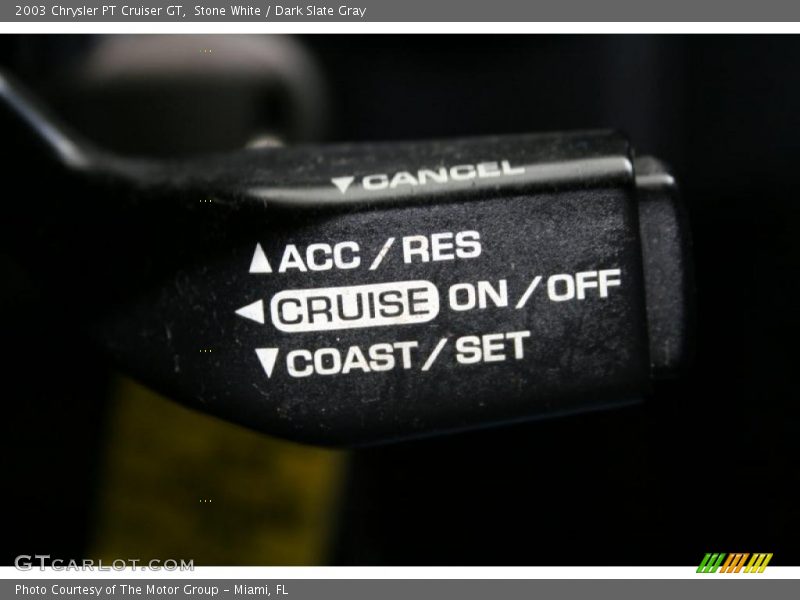 Controls of 2003 PT Cruiser GT