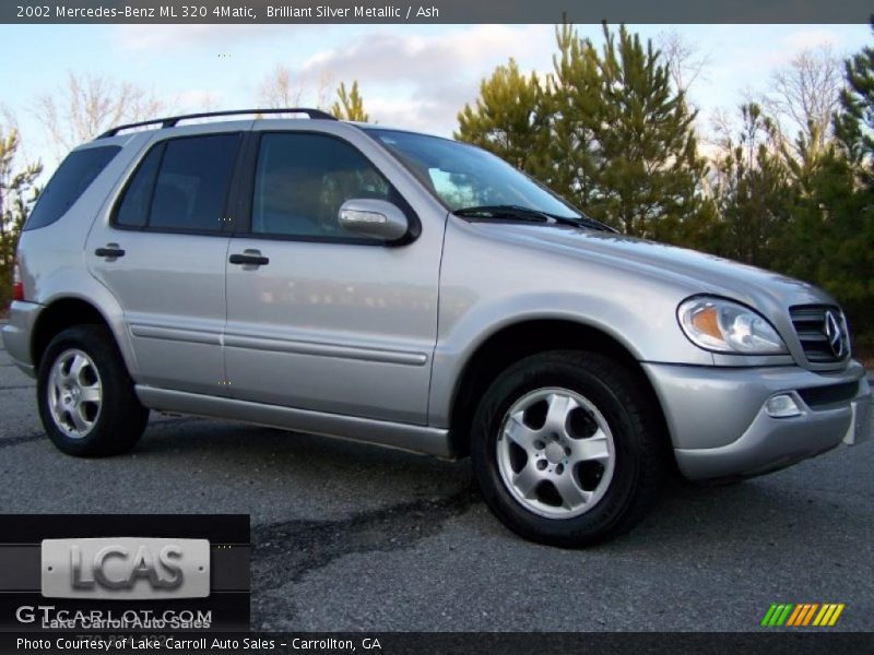 Brilliant Silver Metallic / Ash 2002 Mercedes-Benz ML 320 4Matic