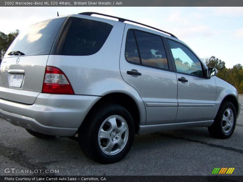 Brilliant Silver Metallic / Ash 2002 Mercedes-Benz ML 320 4Matic