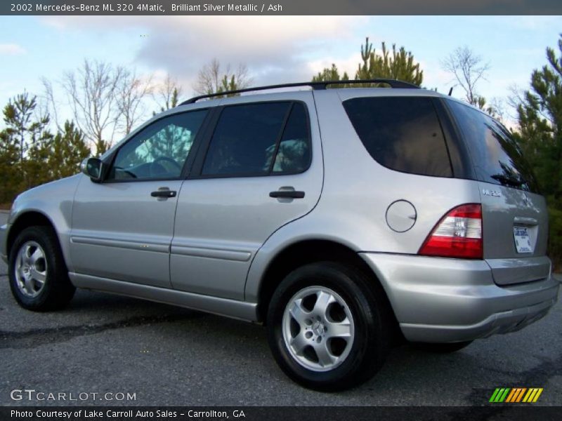 Brilliant Silver Metallic / Ash 2002 Mercedes-Benz ML 320 4Matic