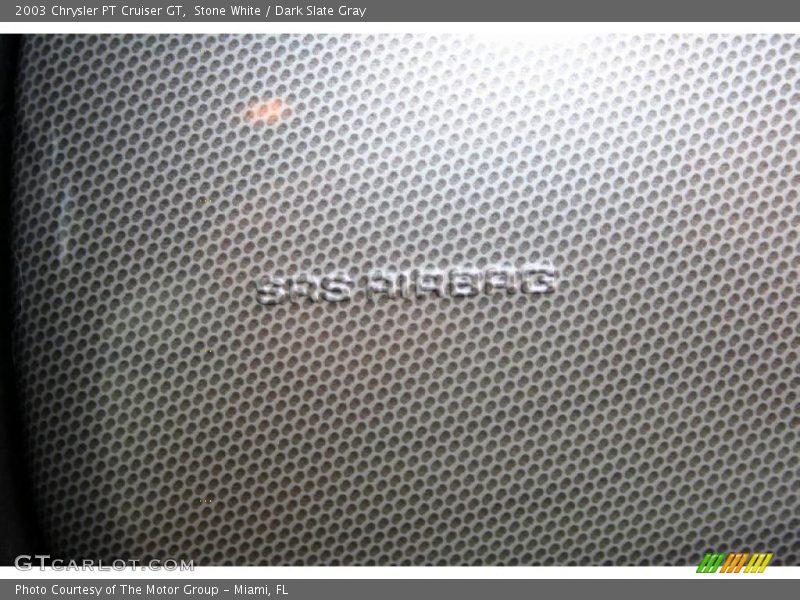 Stone White / Dark Slate Gray 2003 Chrysler PT Cruiser GT