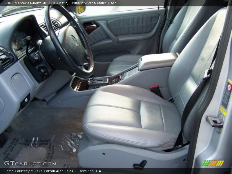 Brilliant Silver Metallic / Ash 2002 Mercedes-Benz ML 320 4Matic