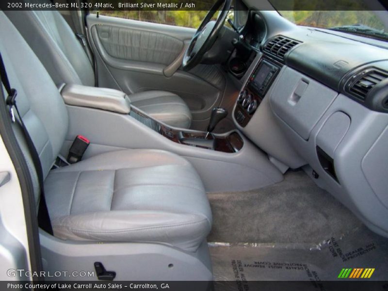 Brilliant Silver Metallic / Ash 2002 Mercedes-Benz ML 320 4Matic
