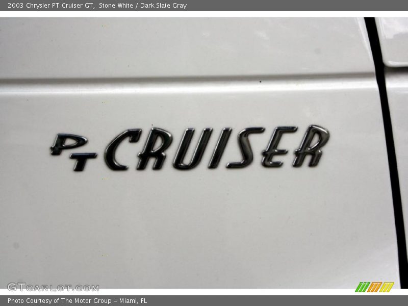 Stone White / Dark Slate Gray 2003 Chrysler PT Cruiser GT