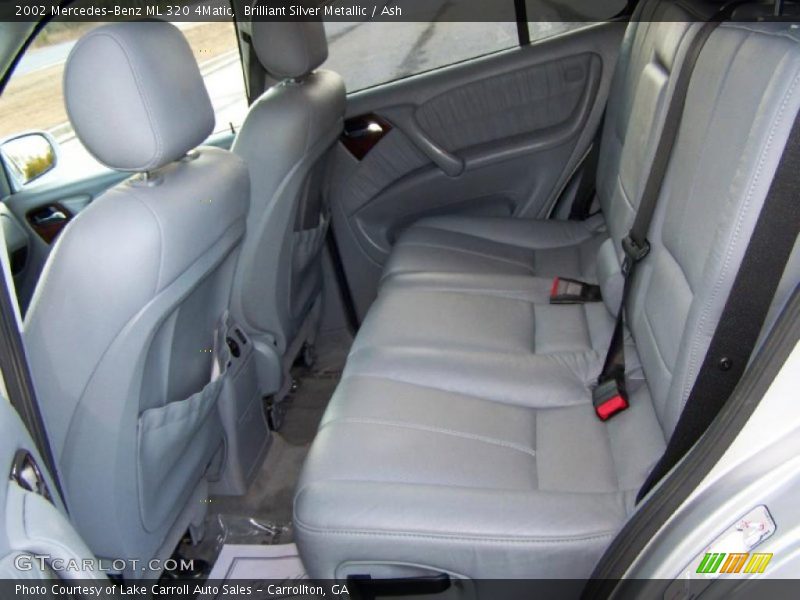 Brilliant Silver Metallic / Ash 2002 Mercedes-Benz ML 320 4Matic