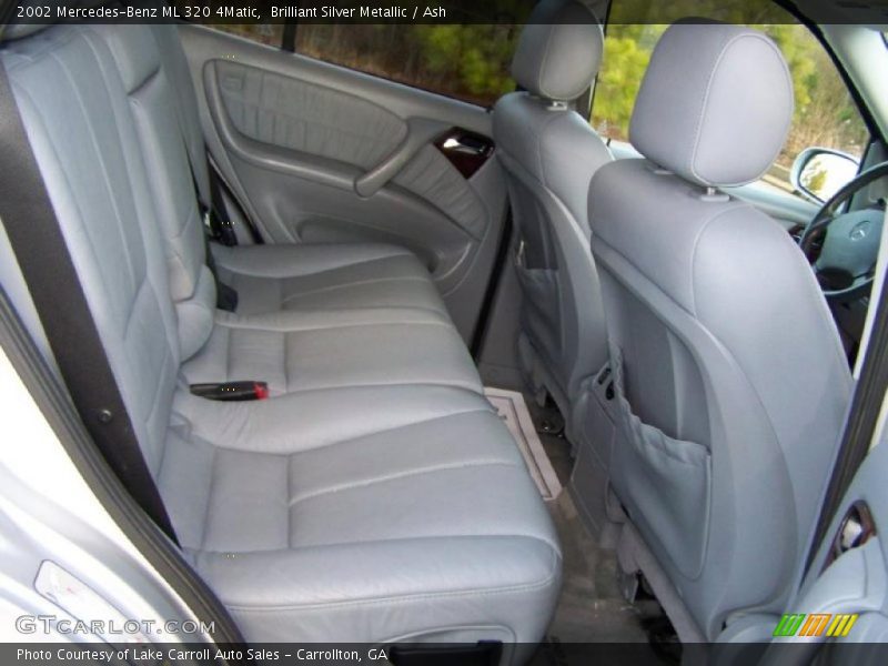 Brilliant Silver Metallic / Ash 2002 Mercedes-Benz ML 320 4Matic