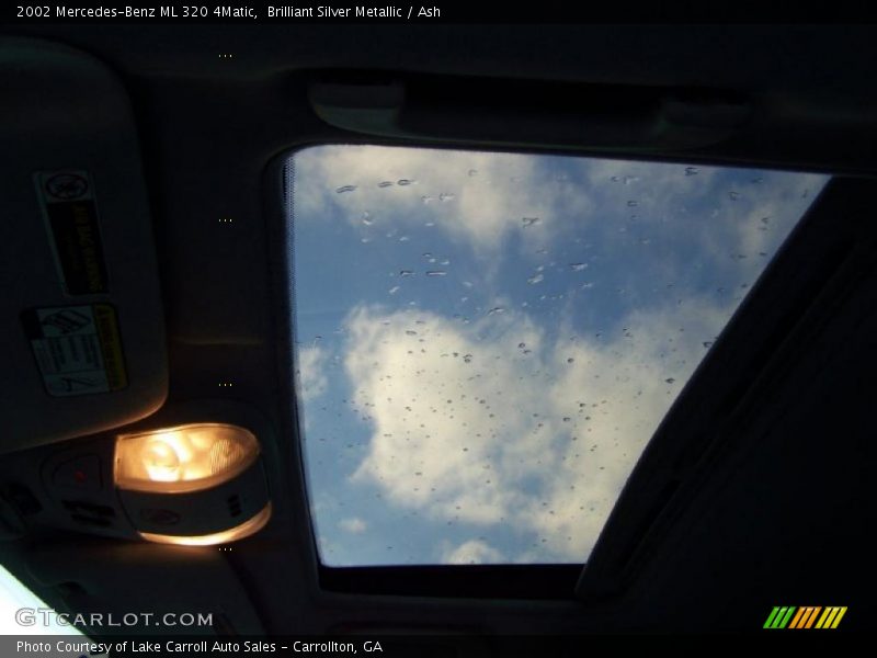 Brilliant Silver Metallic / Ash 2002 Mercedes-Benz ML 320 4Matic