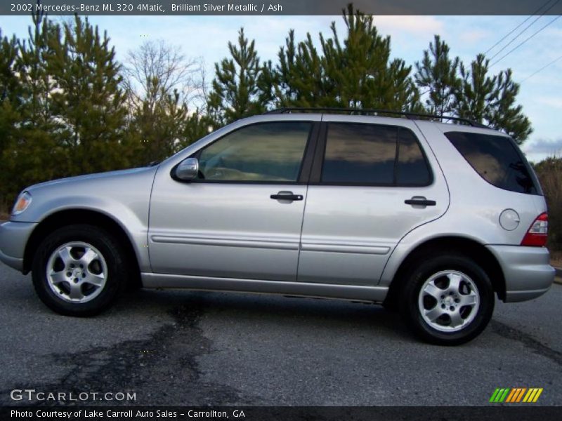 Brilliant Silver Metallic / Ash 2002 Mercedes-Benz ML 320 4Matic