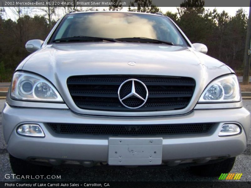 Brilliant Silver Metallic / Ash 2002 Mercedes-Benz ML 320 4Matic
