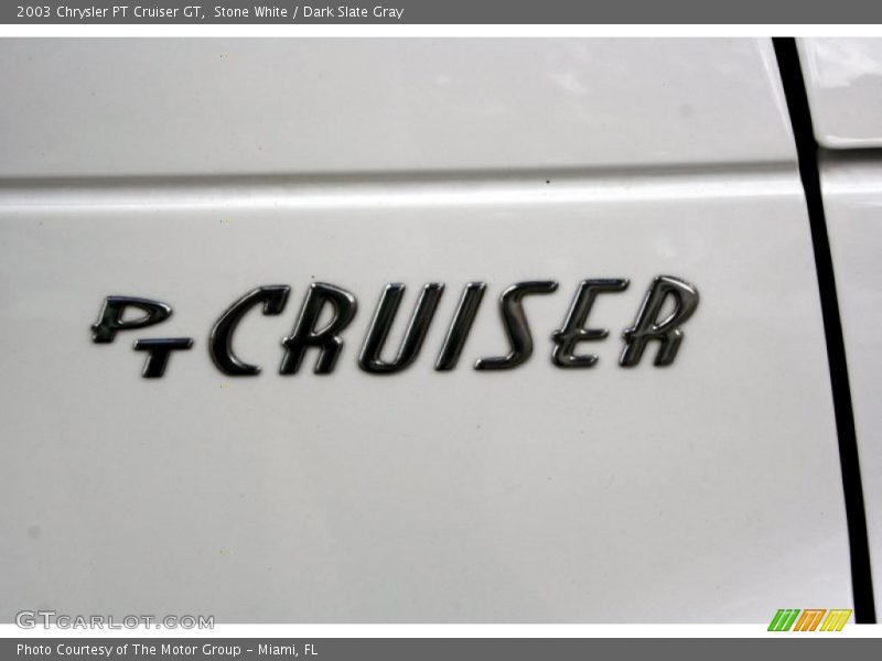 Stone White / Dark Slate Gray 2003 Chrysler PT Cruiser GT