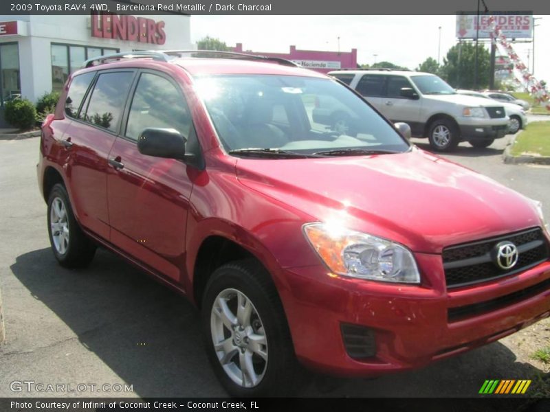 Barcelona Red Metallic / Dark Charcoal 2009 Toyota RAV4 4WD