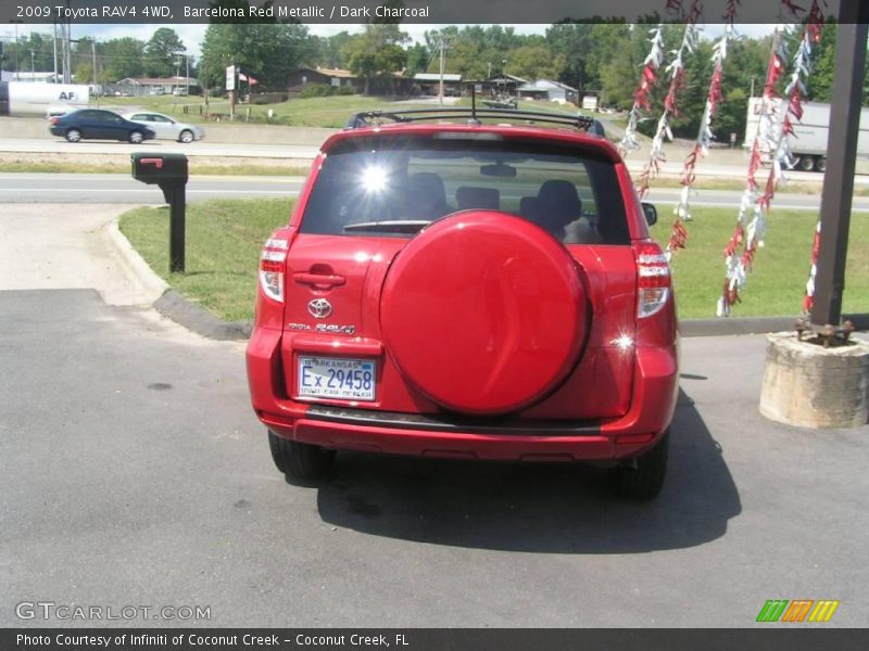 Barcelona Red Metallic / Dark Charcoal 2009 Toyota RAV4 4WD