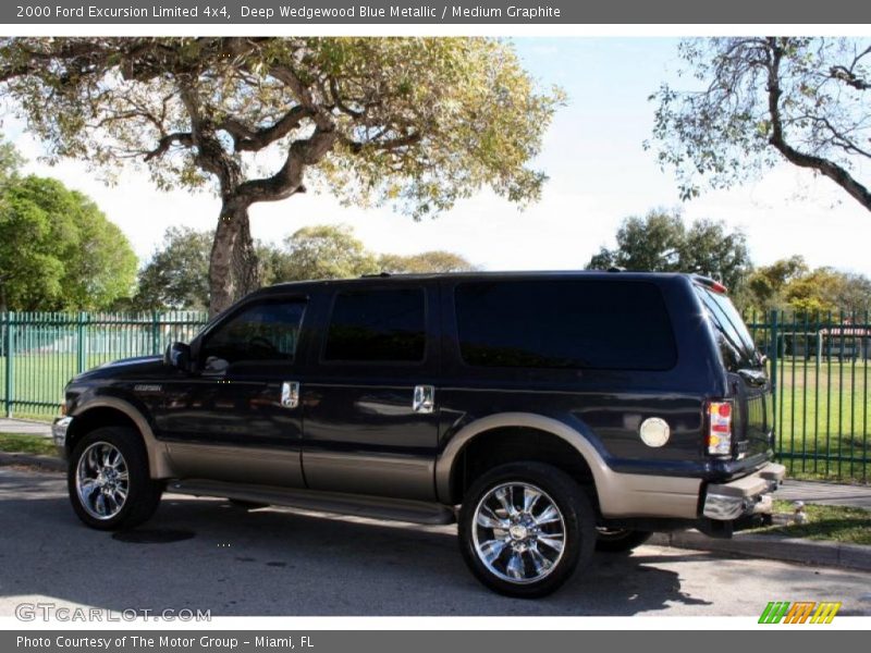 Deep Wedgewood Blue Metallic / Medium Graphite 2000 Ford Excursion Limited 4x4