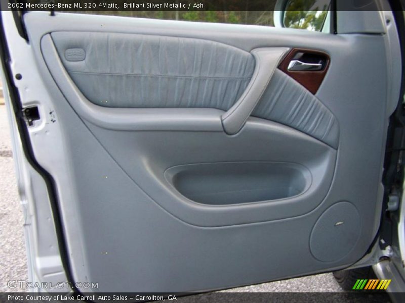 Brilliant Silver Metallic / Ash 2002 Mercedes-Benz ML 320 4Matic