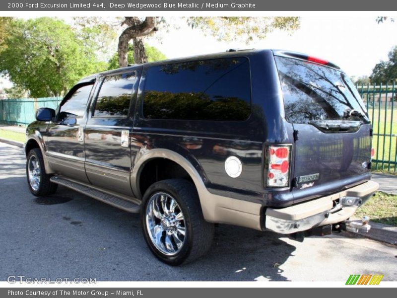 Deep Wedgewood Blue Metallic / Medium Graphite 2000 Ford Excursion Limited 4x4