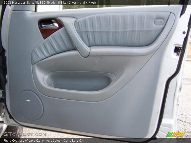 Brilliant Silver Metallic / Ash 2002 Mercedes-Benz ML 320 4Matic