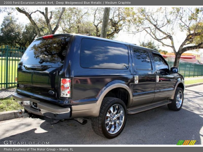 Deep Wedgewood Blue Metallic / Medium Graphite 2000 Ford Excursion Limited 4x4