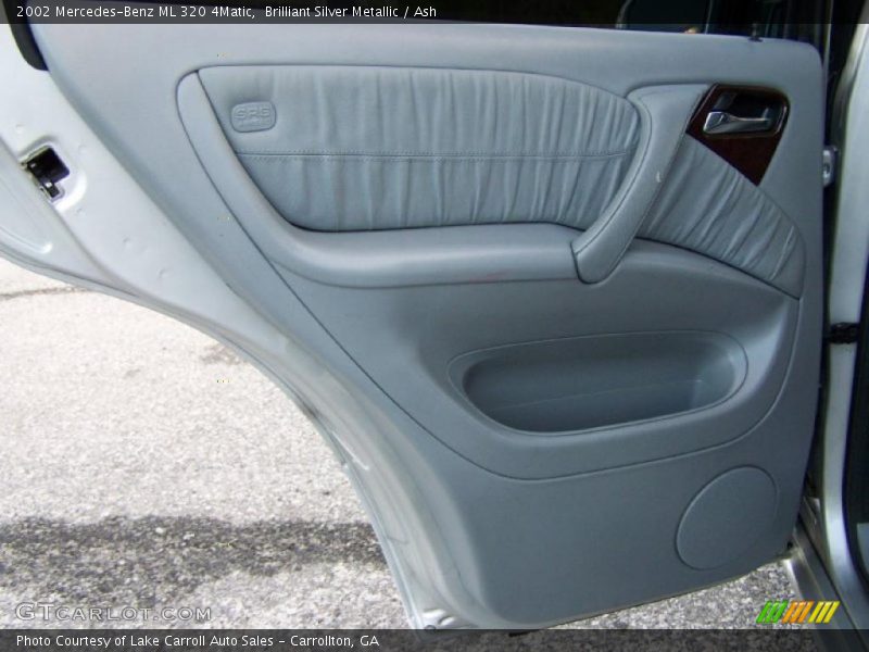 Brilliant Silver Metallic / Ash 2002 Mercedes-Benz ML 320 4Matic