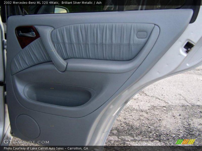Brilliant Silver Metallic / Ash 2002 Mercedes-Benz ML 320 4Matic