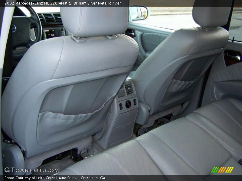 Brilliant Silver Metallic / Ash 2002 Mercedes-Benz ML 320 4Matic