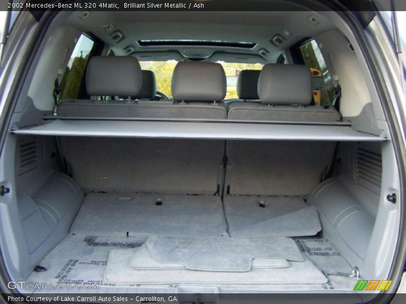 Brilliant Silver Metallic / Ash 2002 Mercedes-Benz ML 320 4Matic