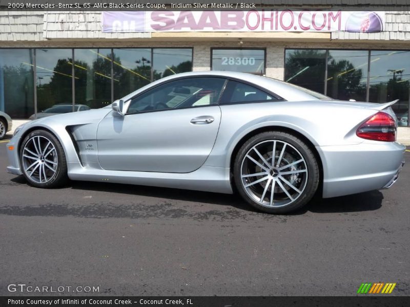 Iridium Silver Metallic / Black 2009 Mercedes-Benz SL 65 AMG Black Series Coupe