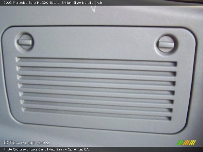 Brilliant Silver Metallic / Ash 2002 Mercedes-Benz ML 320 4Matic