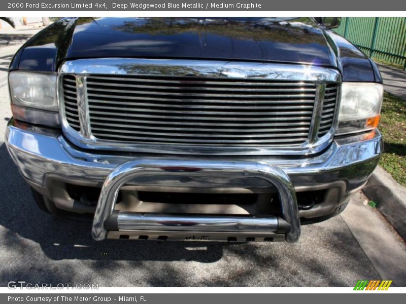 Deep Wedgewood Blue Metallic / Medium Graphite 2000 Ford Excursion Limited 4x4