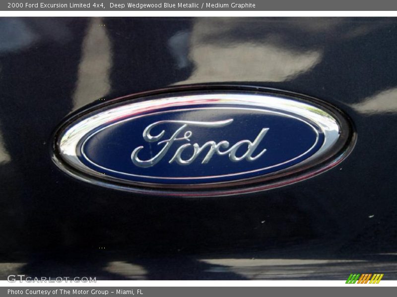 Deep Wedgewood Blue Metallic / Medium Graphite 2000 Ford Excursion Limited 4x4