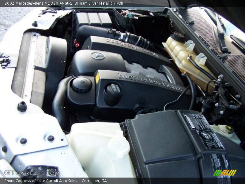 Brilliant Silver Metallic / Ash 2002 Mercedes-Benz ML 320 4Matic