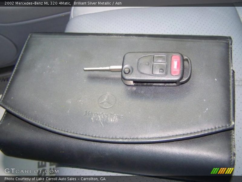 Brilliant Silver Metallic / Ash 2002 Mercedes-Benz ML 320 4Matic