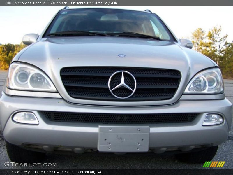 Brilliant Silver Metallic / Ash 2002 Mercedes-Benz ML 320 4Matic