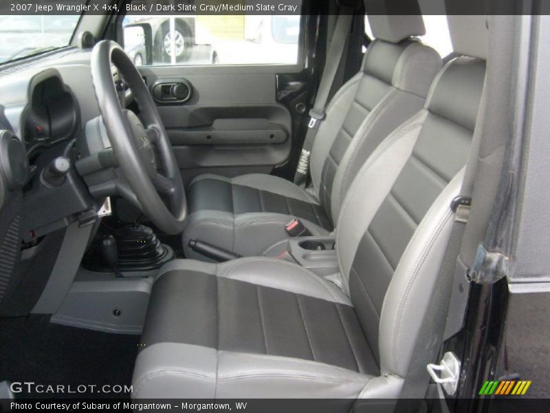 Black / Dark Slate Gray/Medium Slate Gray 2007 Jeep Wrangler X 4x4